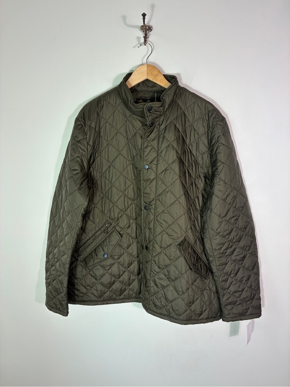 Barbour Olive Flyweight Chelsea Quilted Jacket Size 2XL NWT